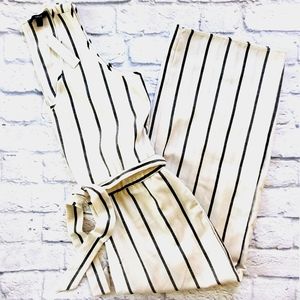 Anthropologie DREW Striped Jumpsuit